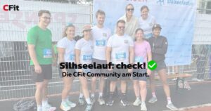 CFit Einsiedeln Running Team als Gruppe beim Sihlseelauf